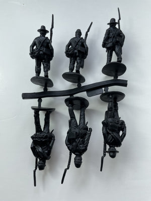 Hat 9337 Confederate Infantry Marching Set 2 - 18 figures (American Civil War 1861-1865) 1/32