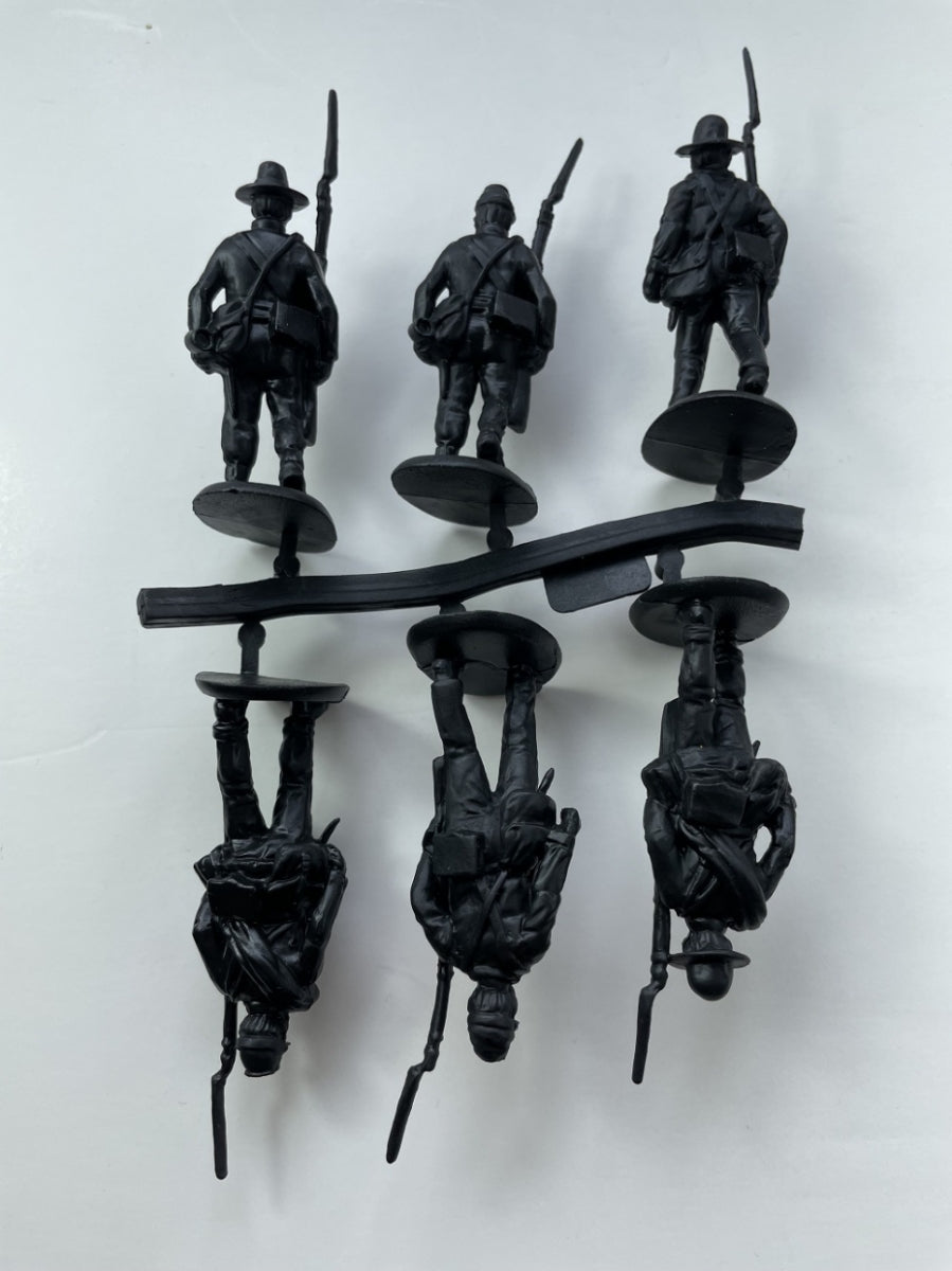 Hat 9337 Confederate Infantry Marching Set 2 - 18 figures (American Civil War 1861-1865) 1/32