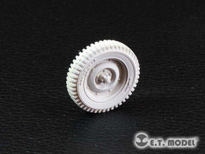 E.T. Model ER35-044 WWII U.S. Willys MB Jeep Weighted Road Wheels 1/35 – Bild 2