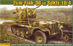ACE 72286 2cm Flak 38 sfl SdKfz.10/4 1/72