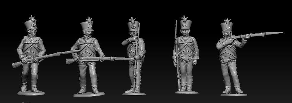Hat 8335 Napoleonic Hungarian Infantry (in Action - 40 figures) 1/72