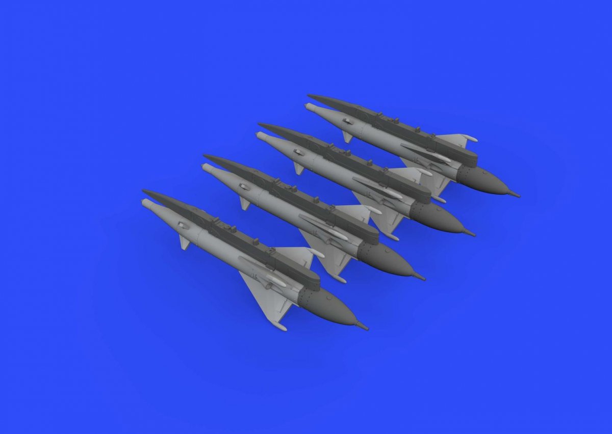 Eduard 672191 RS-2US missiles for MiG-21 EDUARD 1/72