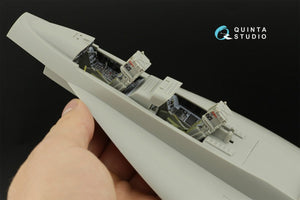 Quinta Studio QD32123 F/A-18F early 3D-Printed &amp;amp; coloured Interior on decal paper (Trumpeter) 1/32 – immagine 13