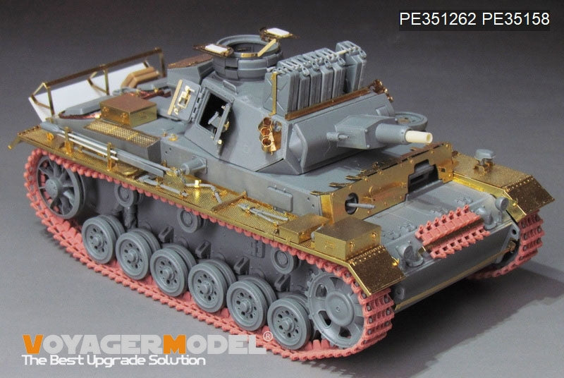 Voyager Model PE351262 WWII Pz.KPfw. III Ausf N Africa troop upgrade set basic For DRAGON 6431/6956 1/35 – immagine 8