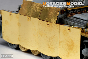 Voyager Model PEA320 WWII German StuG.III Ausf.G Final version Pivot-Mounting Swinging Type Hull Side Armour Skirts (For DRAGON) 1/35 – Bild 7