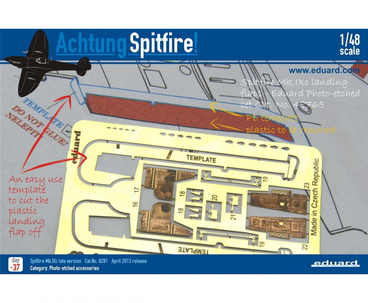 Eduard SIN64809 SPITFIRE Mk. IX ADVANCED 1/48 (Eduard) – immagine 23