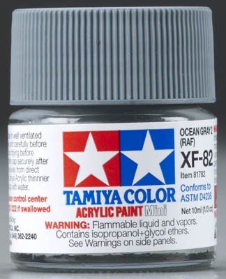 Tamiya XF82 Ocean Gray 2 RAF (81782) Acrylic paint 10ml – Bild 2