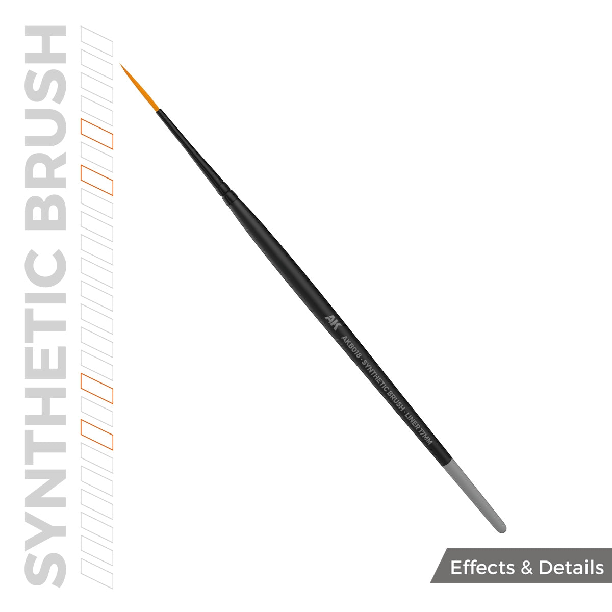 AK Interactive AKB018 AK SYNTHETIC BRUSH – LINER 17mm – image 3