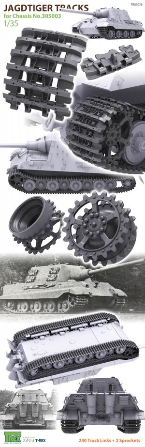 T-Rex Studio TR85058 Jagdtiger Tracks for Chassis No.305003 w/ Sprockets 1/35 – immagine 2