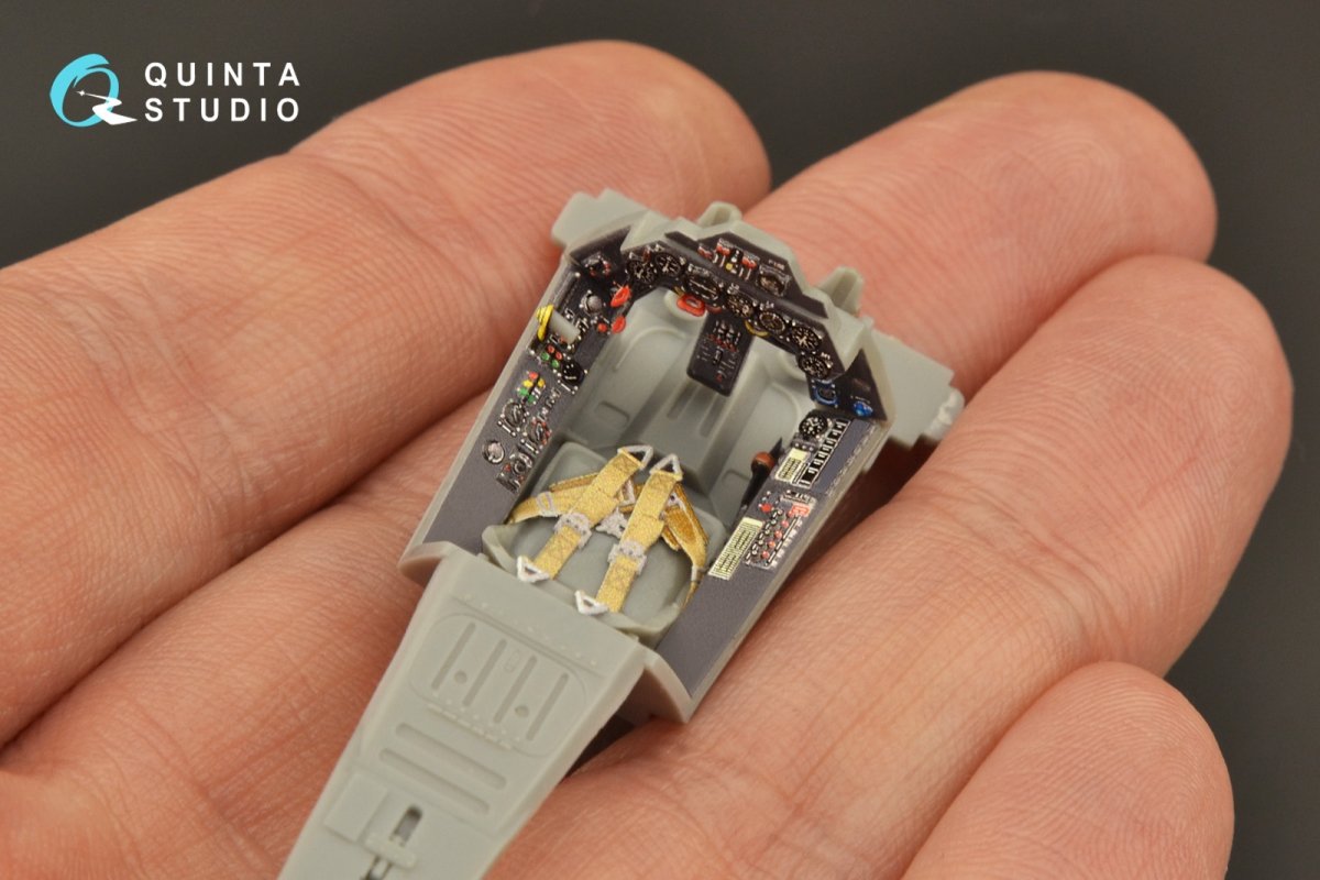 Quinta Studio QD48265 Fw 190A-8 3D-Printed &amp;amp; coloured Interior on decal paper ( Hasegawa ) 1/48 – Bild 7