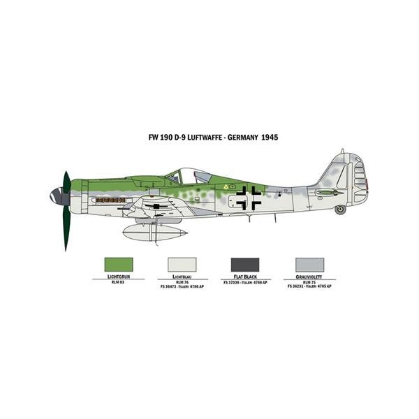 Italeri 35101 WAR THUNDER : BF109/ FW-190 D9 1/72 – image 6