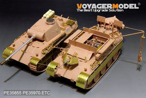 Voyager Model PE35970 WWII German Bergepanther Ausf.A (Late type,Panther G tool holders) Basic For MENG SS-015 1/35 – immagine 22