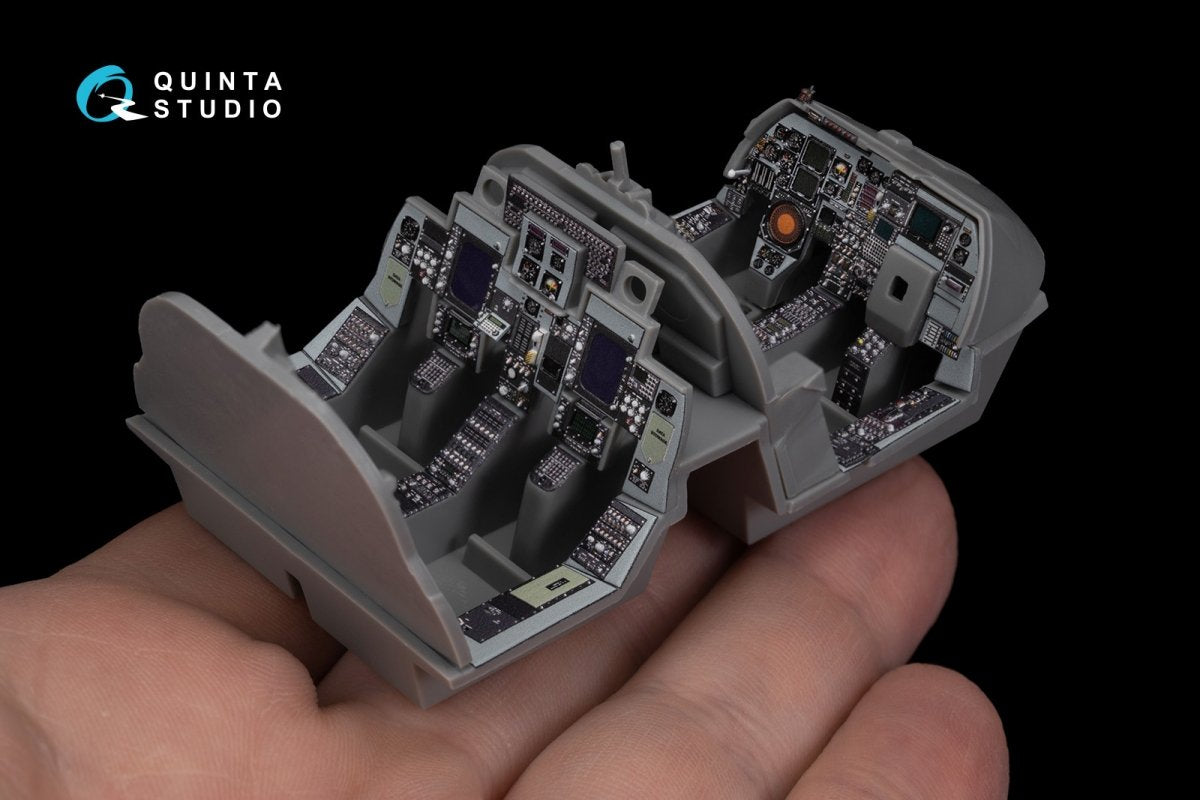 Quinta Studio QD48270 EA-6B Prowler (ICAP II) 3D-Printed &amp;amp; coloured Interior on decal paper (Kinetic) 1/48 – Bild 12