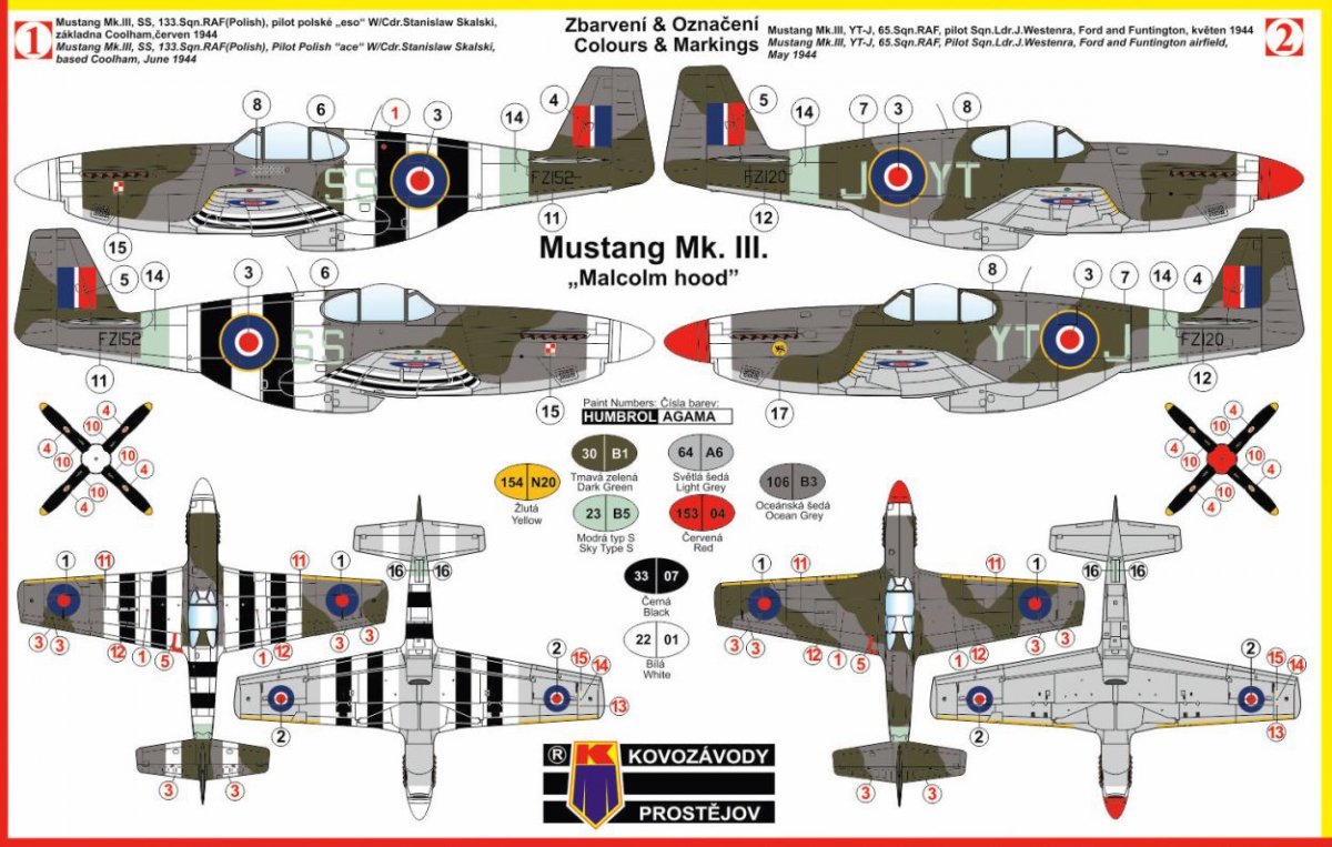 Kovozavody Prostejov KPM0032 MUSTANG III 1/72 – Bild 2