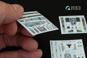 Quinta Studio QD32022 MiG-29SMT 3D-Printed &amp;amp; coloured Interior on decal paper (for Trumpeter kit) 1/32 – immagine 6