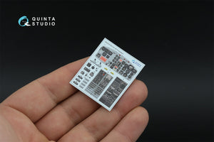 Quinta Studio QDS-35158 UH-1B 3D-Printed &amp;amp; coloured Interior on decal paper (Trumpeter) (Small version) 1/35 – immagine 7