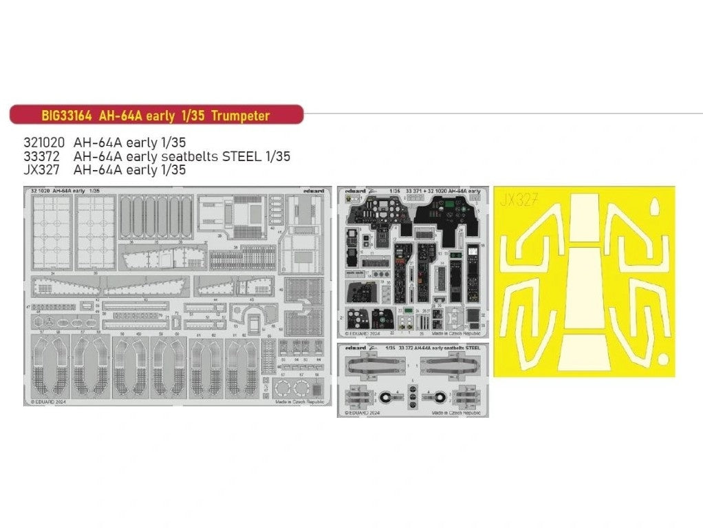 Eduard BIG33164 AH-64A early TRUMPETER 1/35 – Bild 2