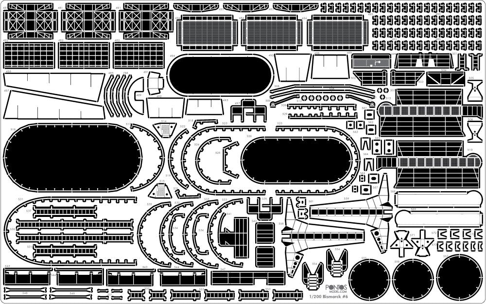 Pontos 27001F1 BISMARCK 1941 Detail Up Set Advanced 1/200 – Bild 12