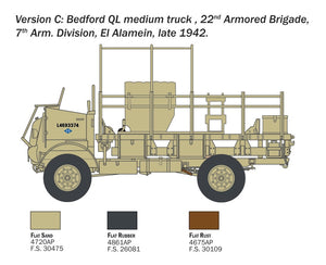 Italeri 0241 Bedford QL Medium Truck 1/35 – immagine 6