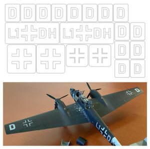 Omask 34010 Bf 110 C (for Eduard 8201, marking E) 1/48