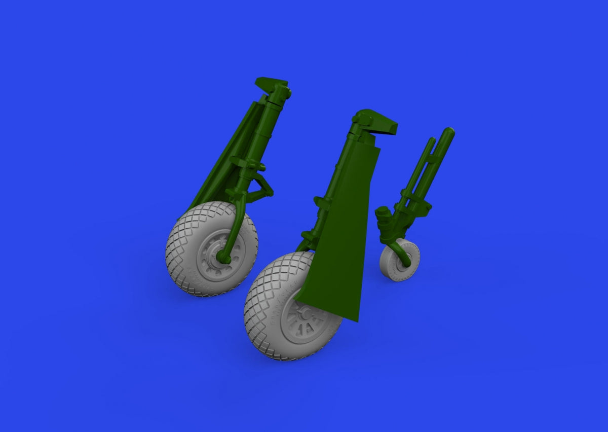 Roues Eduard 672370 P-51D à bande de roulement diamantée 2 EDUARD 1/72  – image 3