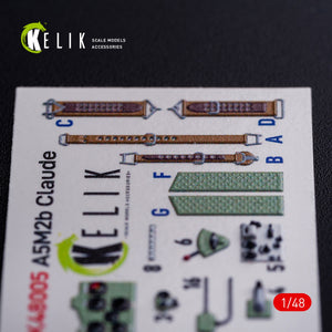 KELIK K48005 A5M2B Claude interior 3D decals for WingsyKits kit 1/48 – Bild 5