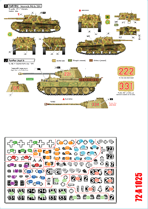 Star Decals 72-A1025 German tanks in Italy # 5. Cassino 1944. 1/72 – immagine 2