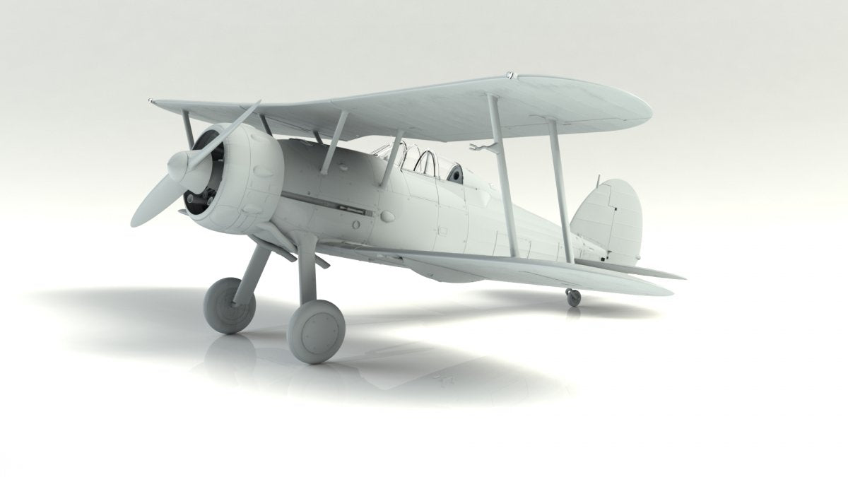 ICM 32043 Gloster Gladiator Mk.I with British Pilots 1/32 – immagine 3