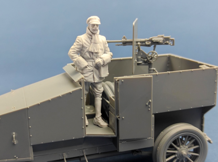 Copper State Models F35-035 French marine armoured car officer 1/35 – immagine 2