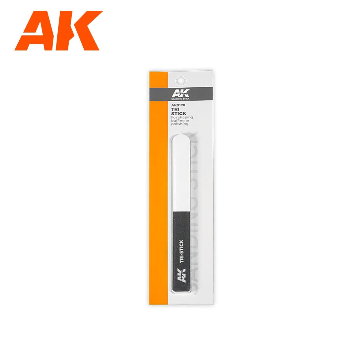 AK Interactive AK9178 SANDING TRI-STICK 400/1000/3000