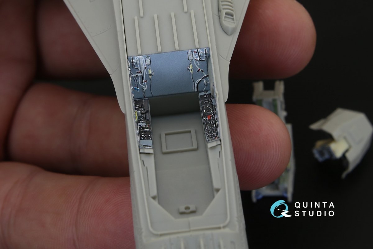 Quinta Studio QD48146 F-CK-1С 3D-Printed &amp;amp; coloured Interior on decal paper (for AFV club kit) 1/48 – immagine 5