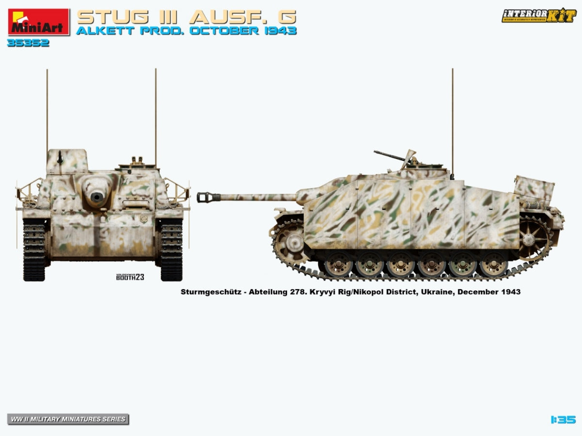 MiniArt 35352 STUG III AUSF. G ALKETT PROD. OCTOBER 1943 INTERIOR KIT 1/35 – image 14