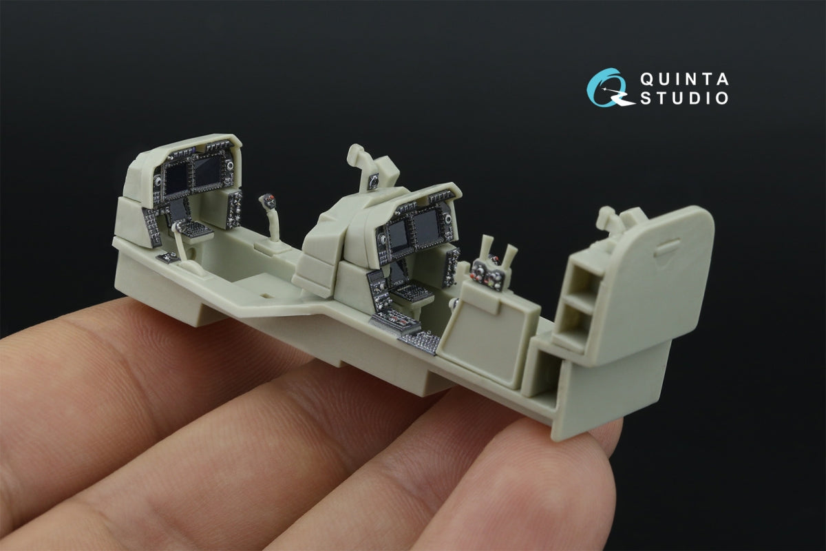 Quinta Studio QDS-48535 AH-1Z Zulu Cobra/Viper 3D-Printed &amp;amp; coloured Interior on decal paper (KittyHawk) (small version) 1/48 – immagine 5