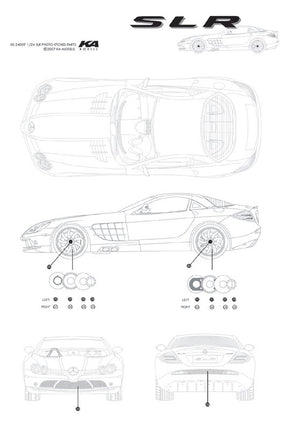KA Models KE-24009 Mercedes SLR Détail en photodécoupe 1/24 – image 3