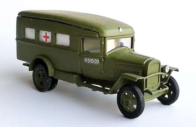 PST 72081 GAZ-55 Ambulance (m.1943) 1/72 – immagine 2