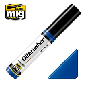 AMMO de Mig Jimenez 3504 Oilbrusher BLEU FONCÉ - peinture à l&amp;#39;huile avec pinceau