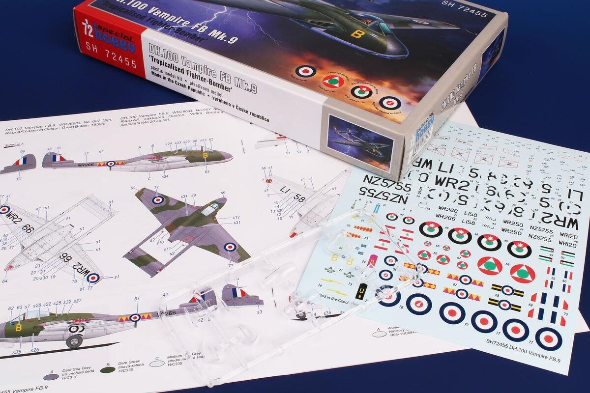 Special Hobby 72455 DH.100 Vampire FB.Mk.9 « Chasseur-bombardier tropicalisé » 1/72 – image 6