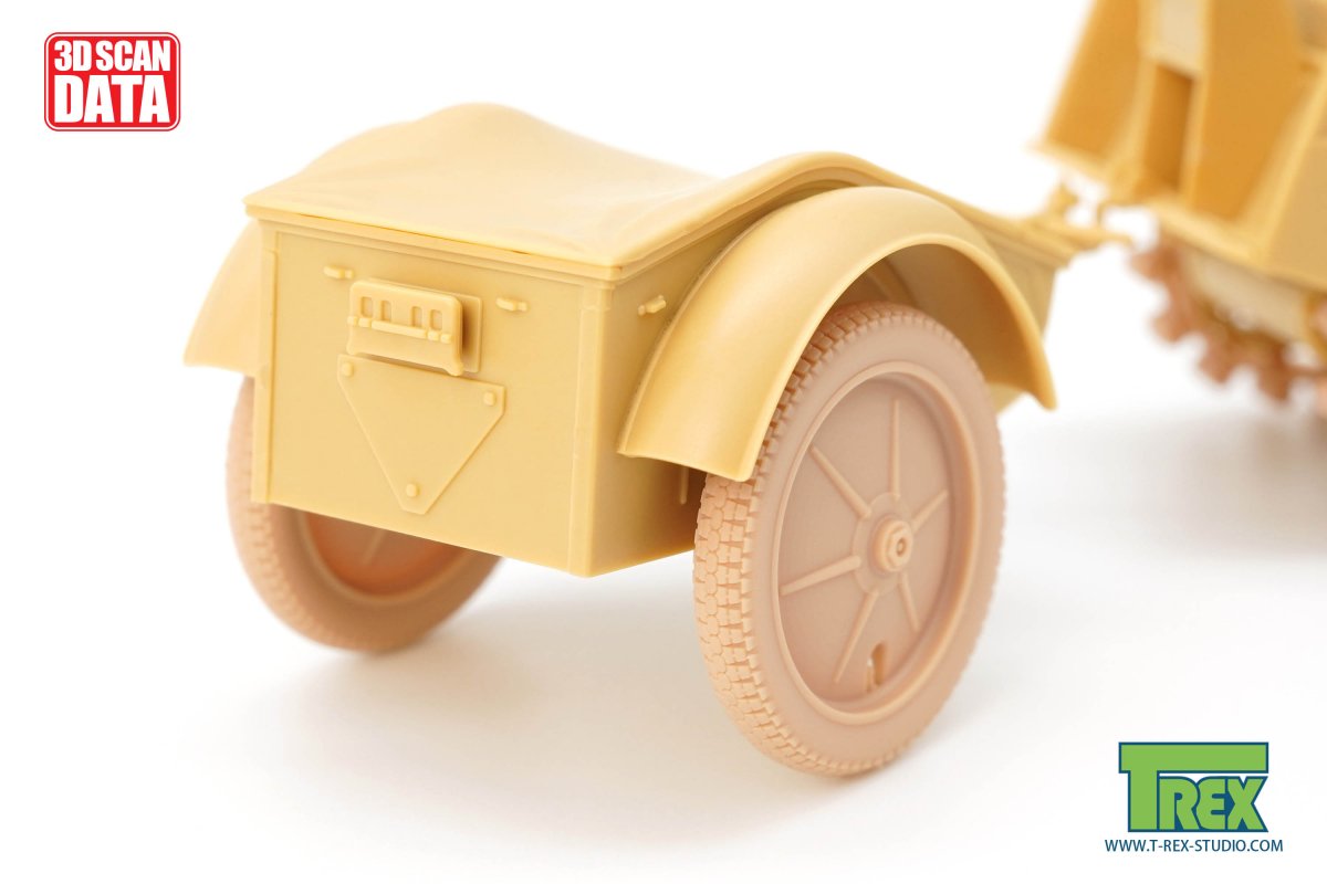 T-Rex Studio TR85059 Kettenkaraftrad Tracks w/Sprockets, Wheels Type 1 1/35 – immagine 5