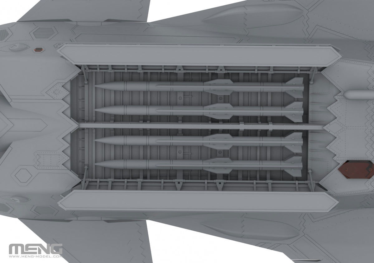 Meng LS-002 Chinese J-20 Stealth Fighter 1/48 – zdjęcie 16