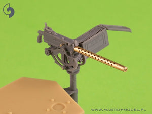 Master GM-35-087 Browning M1919 A4 .30 cal (7,62mm) - z uchwytem plot. M20 (używany np. na M3 Stuart) lub z kołyską D7431 (np. M3 Scout Car) 1/35 – immagine 9