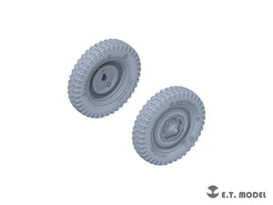 E.T. Model P35-135 WWII German Schwimmwagen Type166 Sagged wheels Narrow For TAMIYA Kit 1/35 – immagine 3
