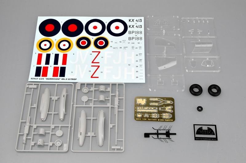 Trumpeter 02417 Hurricane Mk II D/Trop 1/24 – Bild 8