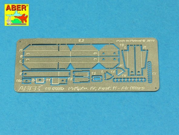 Aber 16069 GERMAN MEDIUM TANK Pz.Kpfw. IV, Ausf.H (Sd.Kfz. 161/2) Vol.10 - Air filters 1/16 – zdjęcie 3