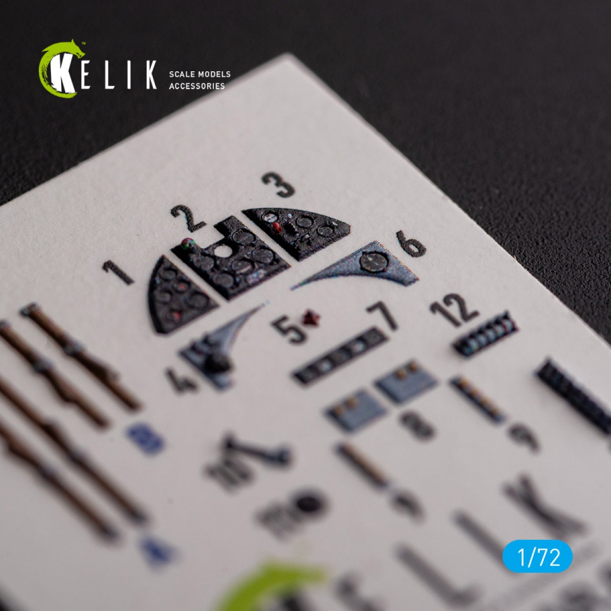 KELIK K72143 IAR.81c - interior 3D decals for IBG Models kit 1/72 – imagen 2