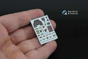 Quinta Studio QD48482 P-51B/C (Late) 3D-Printed coloured Interior on decal paper (Tamiya) 1/48 – imagen 4