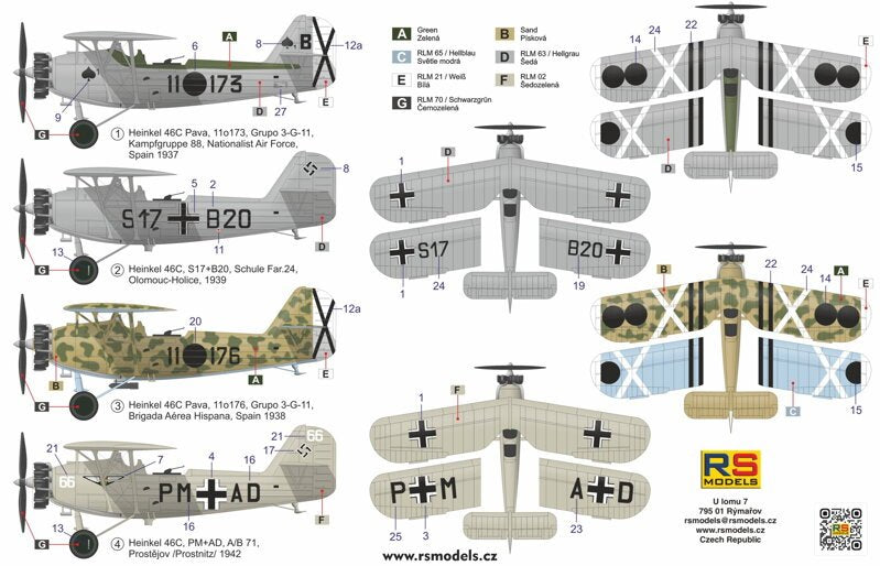 Modèles RS 92286 Heinkel He-46C 1/72 – image 2