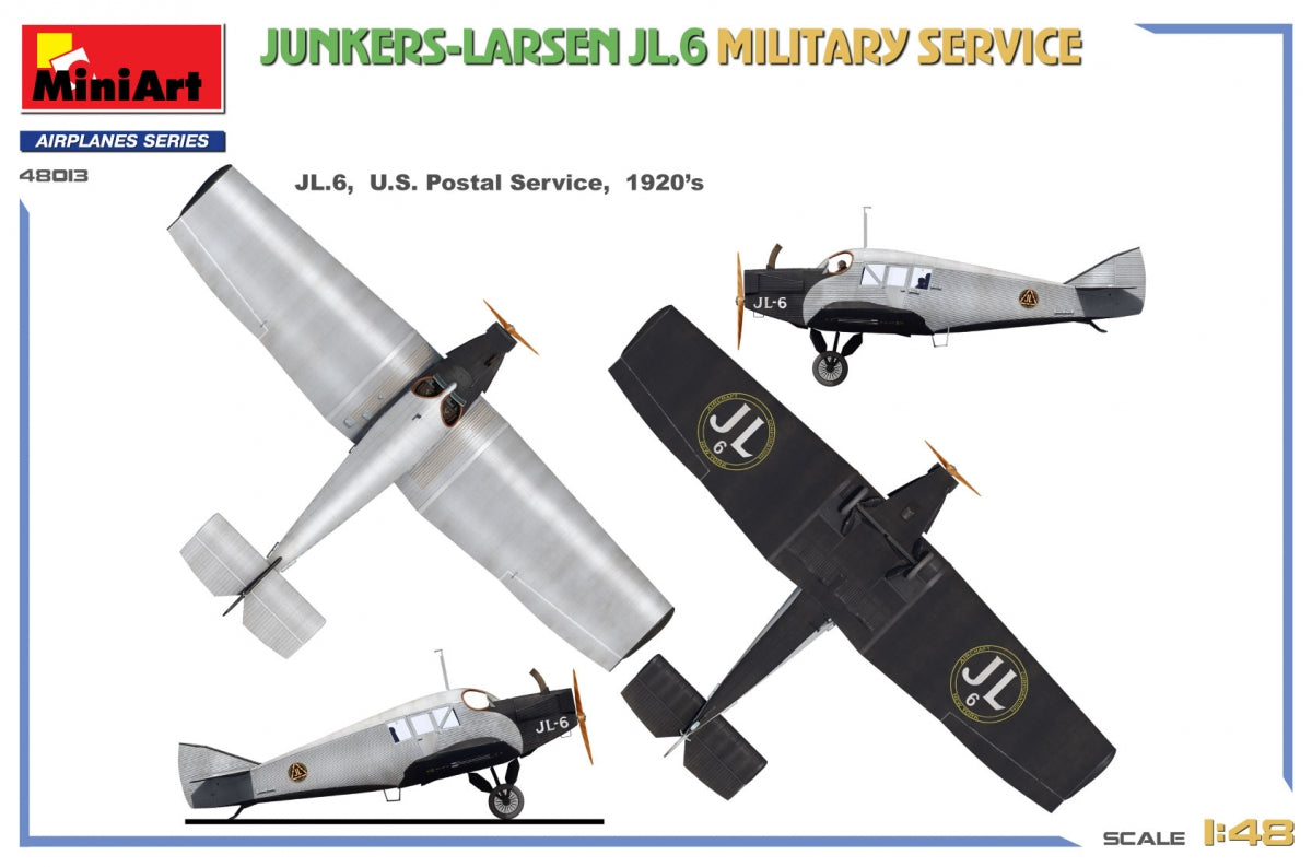 MiniArt 48013 Junkers-Larsen JL.6 1/48 – immagine 4