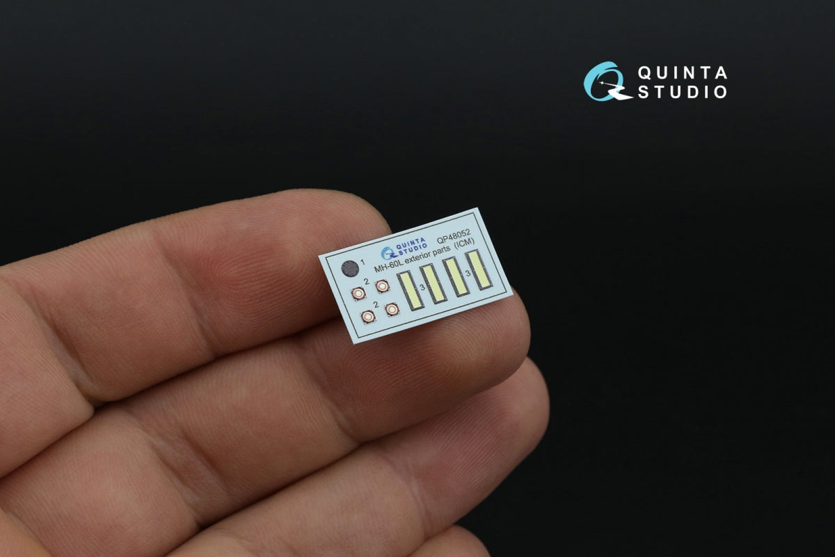 Quinta Studio QP48052 MH-60L exterior parts (ICM) 1/48 – zdjęcie 3