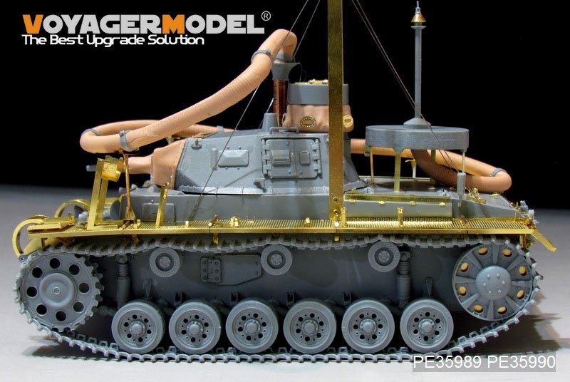 Voyager Model PE35990 WWII German Pz.KPfw.III Ausf. F-H Fenders For DRAGON 1/35 – immagine 3