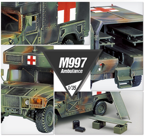 Academy 13243 M997 Humvee Maxi Ambulance 1/35 – imagen 5